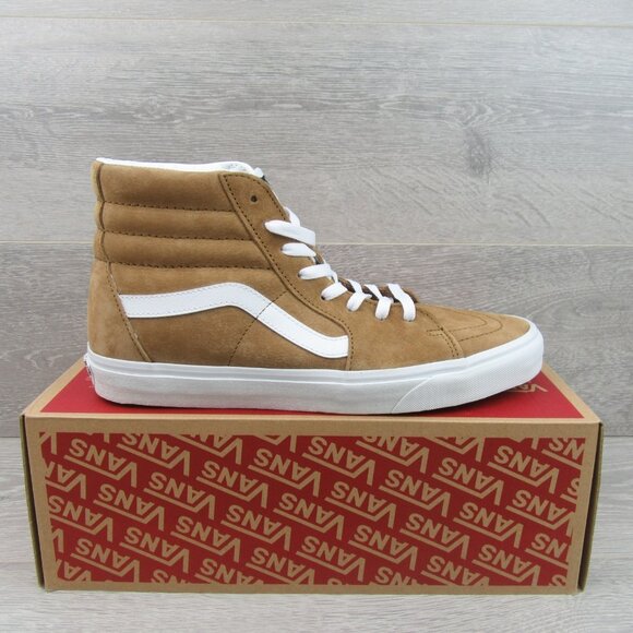 Vans Sk8-Hi Suede Sneakers Men's Size 11.5 Brown NEW - Picture 2 of 15